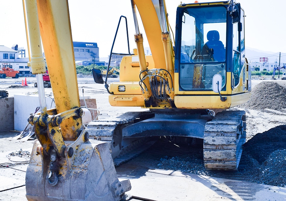 ショベルカーの画像